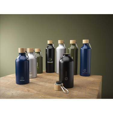 Logotrade reklaamkingituse foto: AluBamboo GRS Recycled Alu 500 ml veepudel