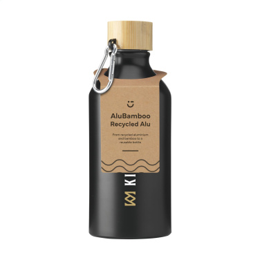 Logotrade meene foto: AluBamboo GRS Recycled Alu 500 ml veepudel