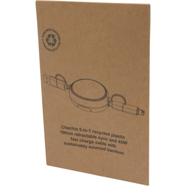 Logo trade ärikingid foto: Chechia viis-ühes taaskasutatud plastist kiirlaadimiskaabel