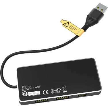 Logotrade reklaamtooted pilt: SCX.design H20 8-ühes USB-jaotur kahe sisendi ja 6-pordiga