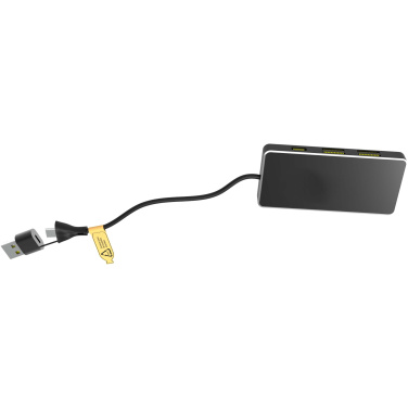 Logotrade ärikingi foto: SCX.design H20 8-ühes USB-jaotur kahe sisendi ja 6-pordiga