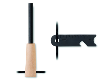 Logotrade ärikingituse foto: FUEGOR männipuidust süütevahendite komplekt