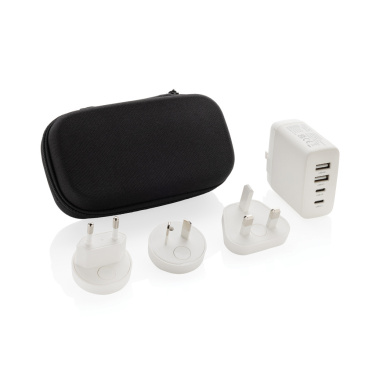 Logotrade meene foto: TravelCharge Pro RCS plastikust reisilaadija USB C-ga