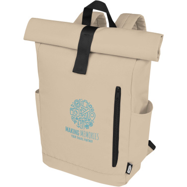 Logo trade reklaamkingituse pilt: Byron 15,6" GRS RPET rull-top seljakott 18L