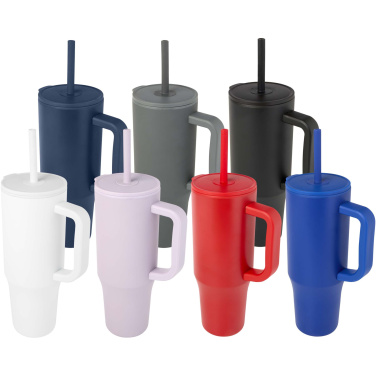 Logo trade reklaamkingituse pilt: Brady 900 ml RCS-sertifikaadiga termoskruus silikoonkõrrega