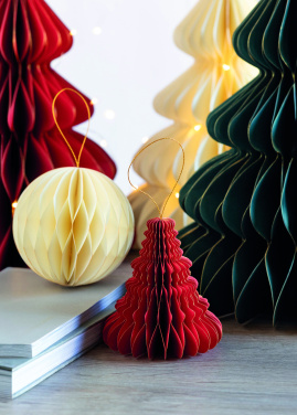 Logo trade reklaamkingituse pilt: Paberist kuusekujuline jõuluehe HARMOTREE