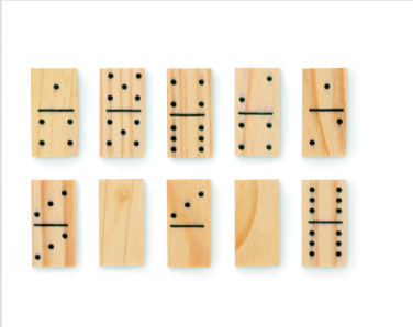 Logotrade firmakingituse foto: Doomino mängu ja mängukaartide komplekt