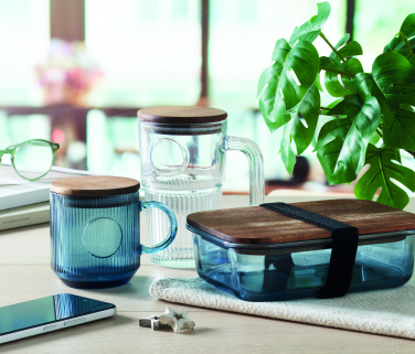 Logo trade firmakingituse pilt: Ribiline klaasist kruus 300ml VITRIO MUG