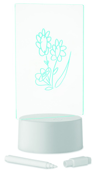 Logotrade reklaamkingi foto: Valgustatud LED-märkmetahvel