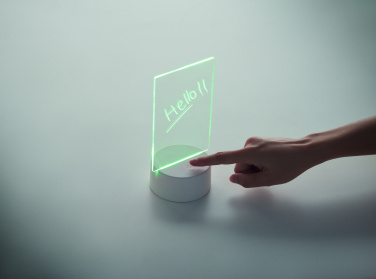 Logotrade reklaamkingituse foto: Valgustatud LED-märkmetahvel