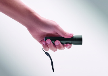 Logotrade meene foto: LUMEZO alumiiniumist laetav taskulamp