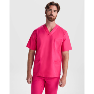 Logo trade ärikingi pilt: Panacea 160 g/m2 unisex lühikeste varrukatega pluus