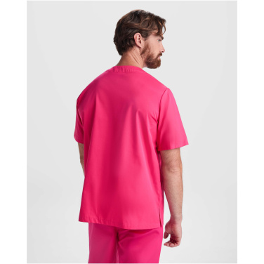Logotrade ärikingituse foto: Panacea 160 g/m2 unisex lühikeste varrukatega pluus