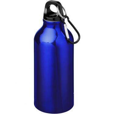 Logotrade liikelahjat kuva: Oregon 400 ml:n alumiininen vesipullo karabiinikoukulla