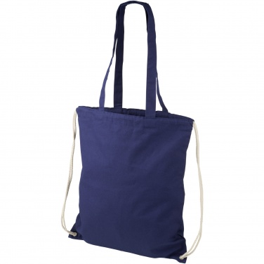 Logotrade liikelahja mainoslahja kuva: Eliza 240 g/m² -puuvillareppu kiristysnyörillä 6L