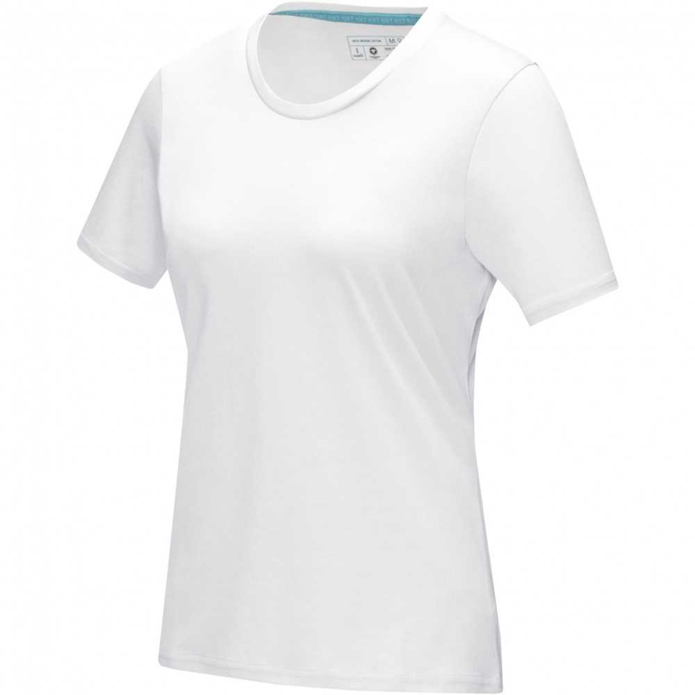 Logo trade liikelahja mainoslahja tuotekuva: Azurite short sleeve women’s organic t-shirt