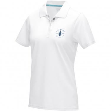 Logo trade mainoslahja kuva: Graphite short sleeve women’s organic polo