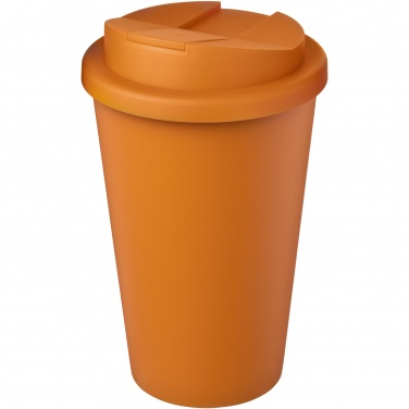 Logo trade mainostuote kuva: Americano® Eco 350 ml kierrätysmuki läikkymättömällä kannella