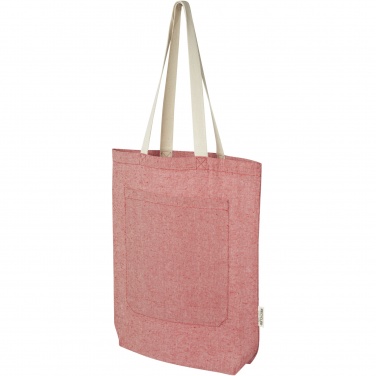 Logotrade liikelahjat mainoslahjat tuotekuva: Pheebs kangaskassi 150 g/m² etutaskulla, kierrätyspuuvillaa, 9 litraa