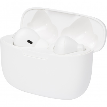 Logo trade mainostuotet tuotekuva: Essos 2.0 True Wireless -nappikuulokkeet kotelossa, jotka muodostavat laiteparin automaattisesti