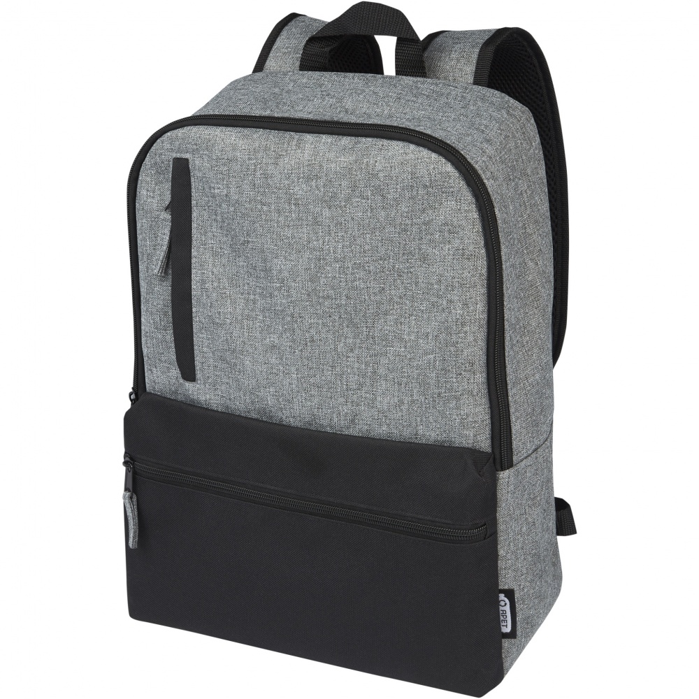Logotrade mainostuote tuotekuva: Reclaim 15" GRS-kierrätetty kaksivärinen reppu kannettavalle 14 l