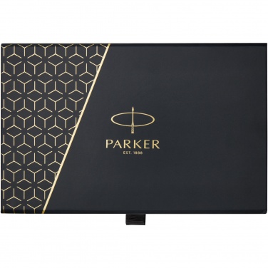 Logotrade mainoslahja ja liikelahja kuva: Parker IM akromaattinen kuulakärki- ja kuulamustekynäsetti lahjapakkauksessa