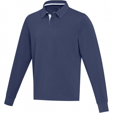 Logo trade mainostuote kuva: Clyde unisex organic rugby polo sweatshirt