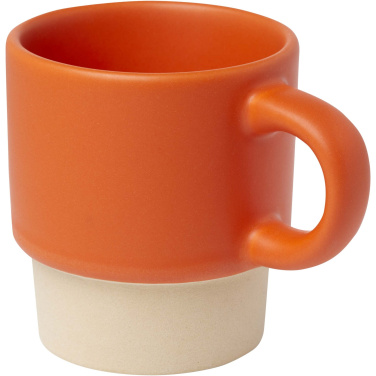 Logotrade liikelahjat mainoslahjat tuotekuva: Olympia 130 ml:n pinottava savipohjainen espressokuppi
