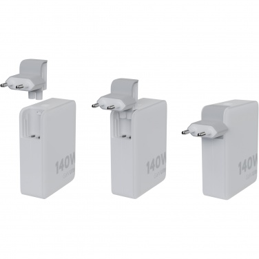 Logo trade liikelahja mainoslahja tuotekuva: Xtorm XVC2140 GaNUltra 140 W matkalaturi 240 W USB-C PD -kaapelilla