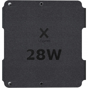 Logo trade mainoslahjat tuotekuva: Xtorm XR2S28 SolarBooster 28 W:n taitettava aurinkopaneeli