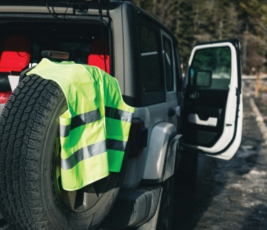 Logo trade mainoslahjat tuotekuva: GRS RPET heijastava turvaliivi