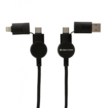 Logotrade mainostuotet kuva: Oakland RCS 1.2m 6-in-1 nopean latauksen 45W kaapeli