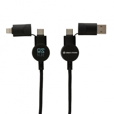 Logotrade mainoslahjat kuva: Oakland RCS 1.2m 6-in-1 nopean latauksen 45W kaapeli