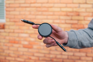 Logotrade mainoslahja ja liikelahja kuva: Terra 6-in-1 johto RCS kierrätysalumiinista