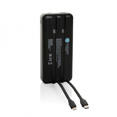 Logotrade mainostuote tuotekuva: Gridley 20000mAh 65W tietokonevirtapankki RCS muovista