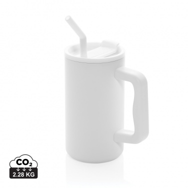 Logotrade mainoslahja tuotekuva: Cube RCS -sertifioitu muki kierrätetystä teräksestä 800ml