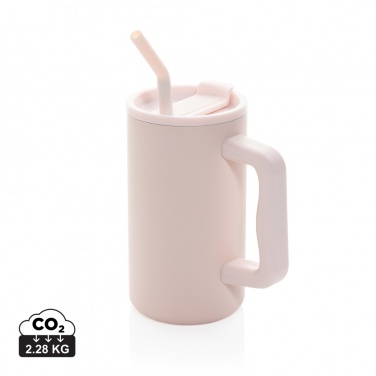 Logo trade mainoslahjat tuotekuva: Cube RCS -sertifioitu muki kierrätetystä teräksestä 800ml