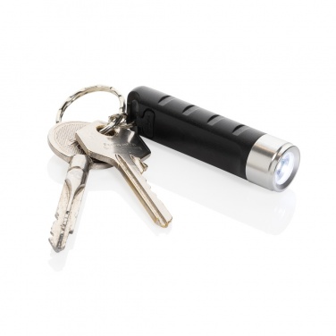 Logo trade mainoslahjat tuotekuva: Globix RCS USB-ladattava avaimenperä taskulamppu