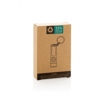 Logo trade liikelahja kuva: Globix RCS USB-ladattava avaimenperä taskulamppu