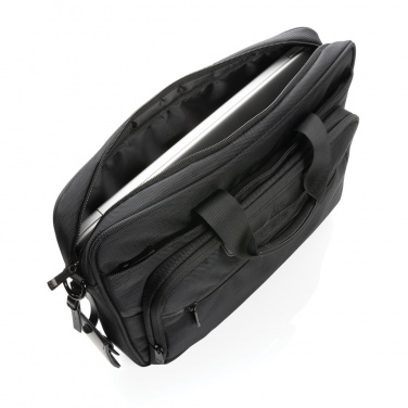 Logotrade mainoslahjat ja liikelahjat tuotekuva: Swiss Peak AWARE™ RPET Voyager 15.6" tietokonelaukku