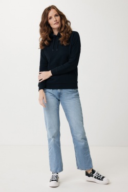 Logo trade mainoslahjat tuotekuva: Iqoniq Rila kevyt huppari kierrätetystä puuvillasta