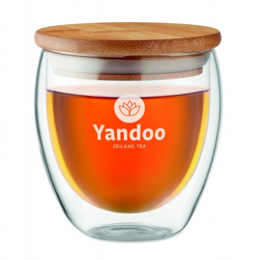 Logo trade mainostuotet tuotekuva: Bambu borosilikaattilasi 250ml Hamburg