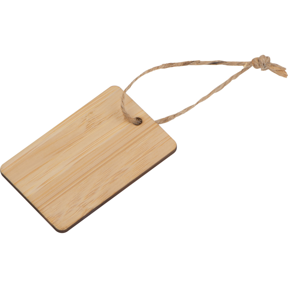 Logotrade mainoslahja tuotekuva: Bambu riipus SALAMANCA