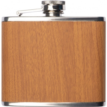 Logotrade liikelahja mainoslahja kuva: Lantiopullo HOOGSTRATEN 170 ml