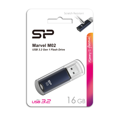 Logotrade mainostuote tuotekuva: Pendrive Silicon Power Marvel - M02 3.2 16GB