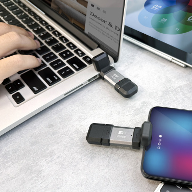 Logotrade mainostuotet kuva: Pendrive Silicon Power Mobile - C51 3.2, 64 Gt