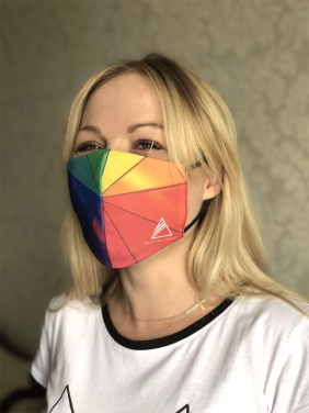 Logo trade liikelahja kuva: VENUS PRO puuvillamaski HEPA-suodatintaskulla 1378165