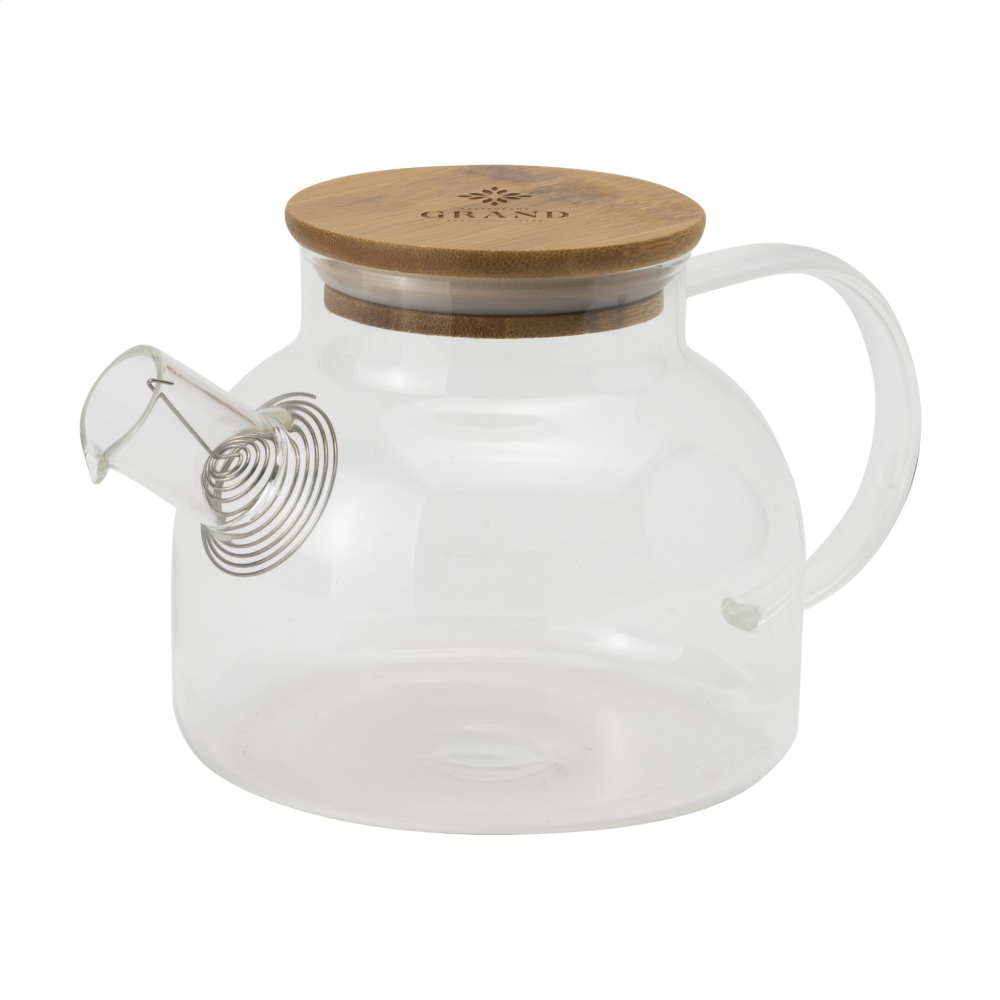 Logotrade mainoslahjat kuva: Teatime Lasinen teekannu