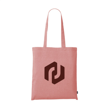 Logotrade mainoslahja ja liikelahja kuva: GRS kierrätetty puuvilla Shopper (180 g/m²) pussi