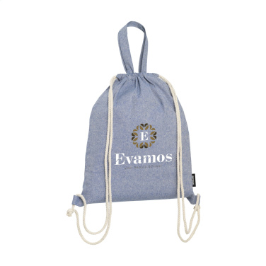Logo trade mainostuote kuva: GRS Recycled Cotton PromoBag Plus (180 g/m²) reppu